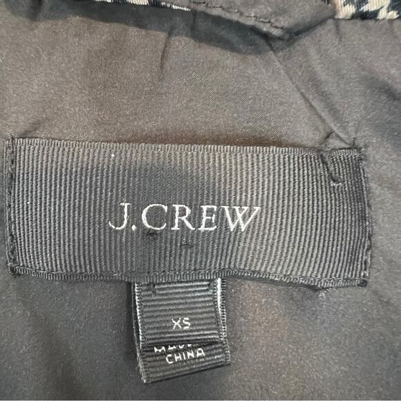 J Crew Herringbone Excursion Quilted Down Puffer Zip Vest XS - Picture 12 of 16